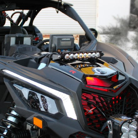 S8 10 Inch Shock Mount Light Bar Kit - Can-Am 2017-24 Maverick X3