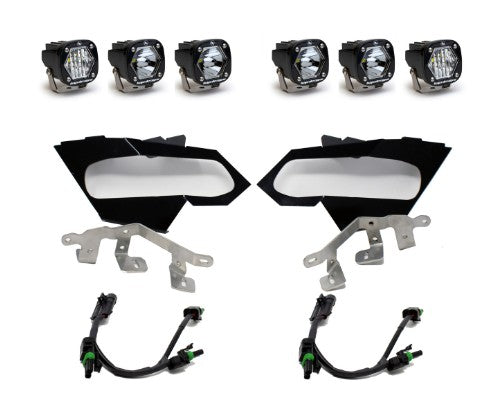 S1 Triple LED Headlight Kit - Can-Am 2017-24 Maverick X3
